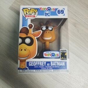 Toys R Us Geoffrey The Giraffe As Batman Funko Pop Vinyl Figire New In Box